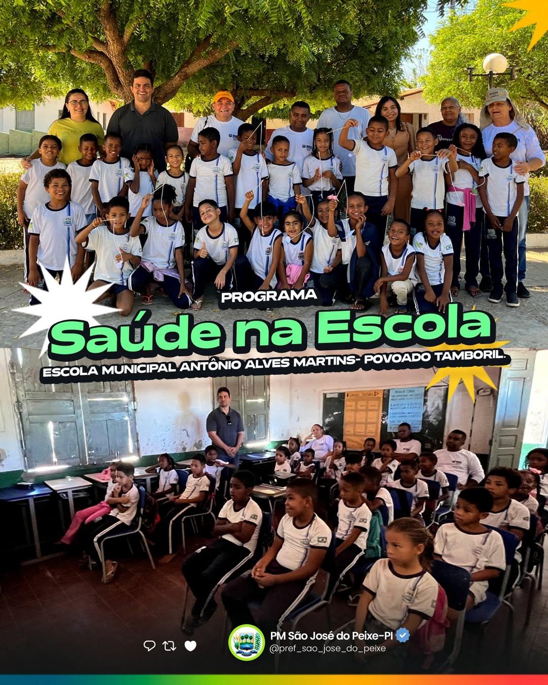 SAÚDE NA ESCOLA - Povoado Tamboril